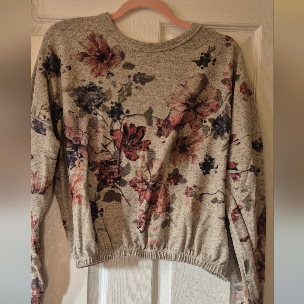 Floral Print Women's Sweater